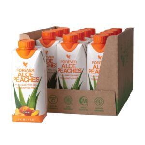 Forever Aloe Peaches 330 ml - Pack x 12 buc.